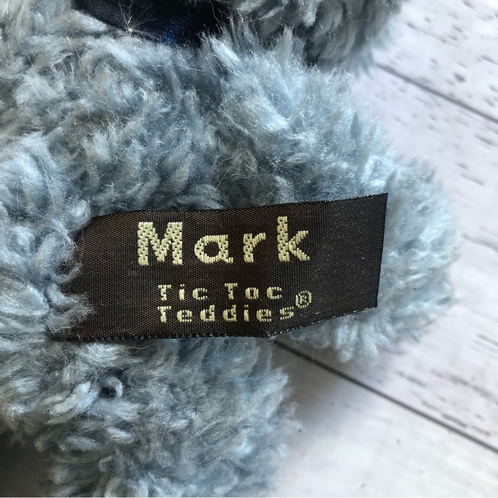 🌿 TIC TOC TEDDIES 🌿 pink teddy plus blue teddy vintage - Picture 3 of 5
